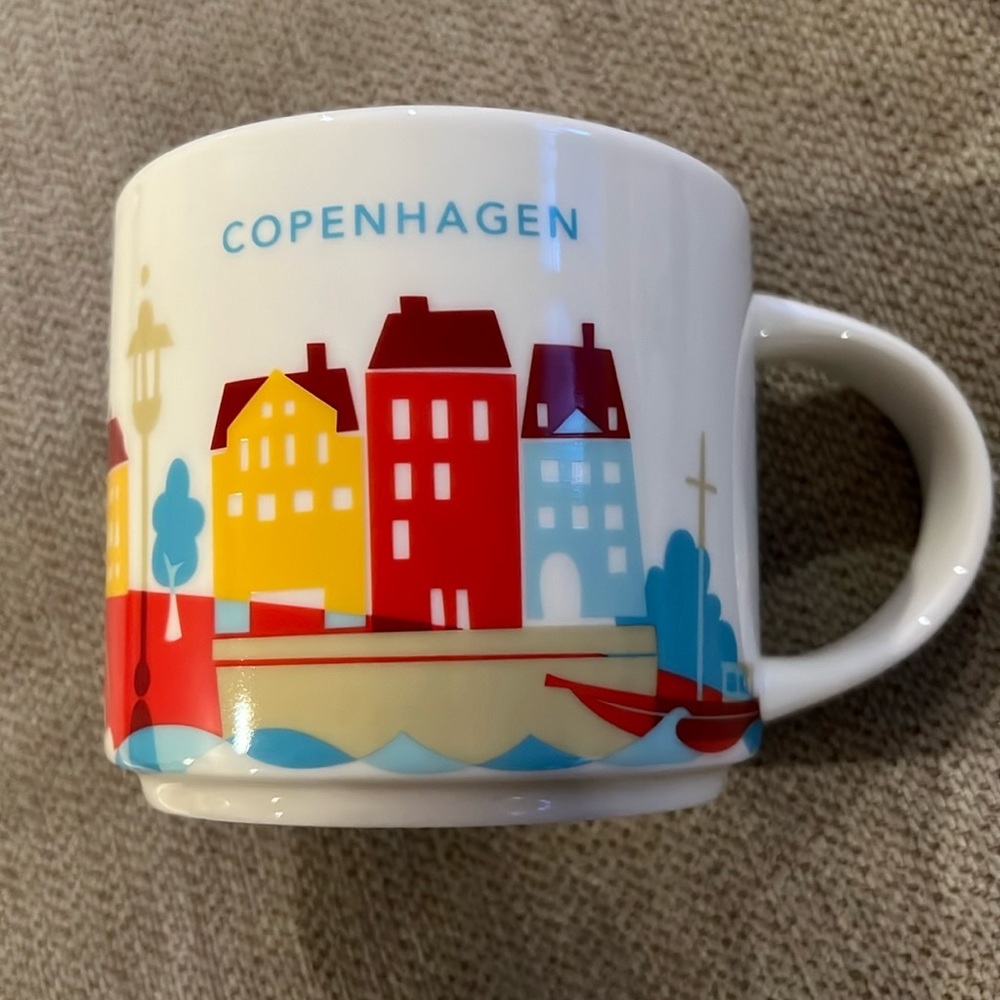 2017 Starbucks 14 oz You Are Here Copenhagen Coffee Mug